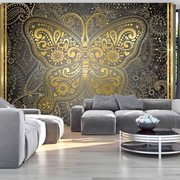 Fototapeta - Złoty motyl Artgeist