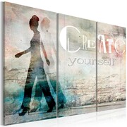 Obraz - Create yourself - tryptyk Artgeist