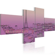 Obraz - Purpurowy Paryż Artgeist