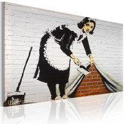 Obraz - Sprzątaczka (Banksy) Artgeist