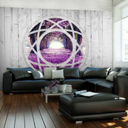 Fototapeta - Fuksjowy pejzaż Artgeist