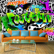Fototapeta - Piłkarskie graffiti Artgeist