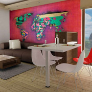 Fototapeta - Avant-garde World map Artgeist