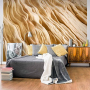Fototapeta - Wavy sandstone forms Artgeist
