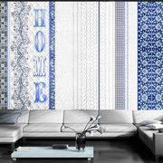 Fototapeta - Vintage home - blue Artgeist