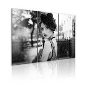 Obraz - Elegancka kobieta w stylu retro Artgeist