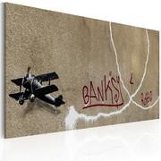 Obraz - Miłosny samolot (Banksy) Artgeist