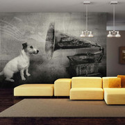 Fototapeta - Dog's melodies Artgeist