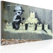 Obraz - Zamek z piasku (Banksy) Artgeist