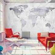 Fototapeta - Betonowa mapa Artgeist