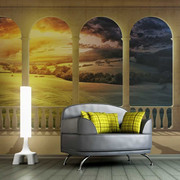 Fototapeta - Sen o magicznych polach Artgeist