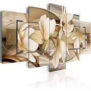 Obraz - Kremowy taniec Artgeist
