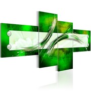 Obraz - zielony motyw abstrakcyjny Artgeist