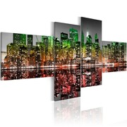 Obraz - Tęczowy widok na Nowy Jork Artgeist