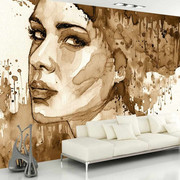 Fototapeta - Portret kobiety (Sepia) Artgeist