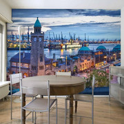 Fototapeta - St. Pauli Landing Stages Artgeist