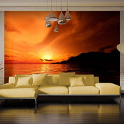 Fototapeta - Pomarańczowa zatoka Artgeist
