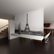 Fototapeta - Paryż: czarno-biała fotografia Artgeist