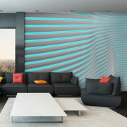 Fototapeta - Neonowy niebieski Artgeist