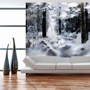 Fototapeta - Zimowy las Artgeist