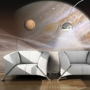 Fototapeta - Mała i duża planeta Artgeist