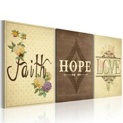 Obraz - Faith, Hope & Love Artgeist
