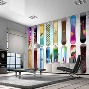 Fototapeta - Snowboard wall Artgeist