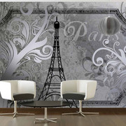 Fototapeta - Vintage Paris - srebrny Artgeist