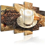 Obraz - Coffe, Espresso, Cappuccino, Latte machiato ... Artgeist