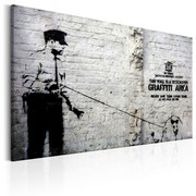 Obraz - Graffiti Area (Police and a Dog) by Banksy Artgeist