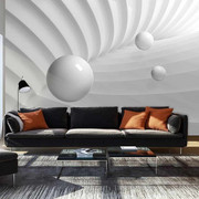 Fototapeta - Symetria bieli Artgeist