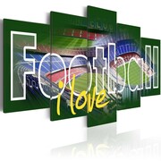 Obraz - I Love Football Artgeist