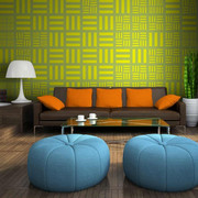 Fototapeta - Żółte paski Artgeist