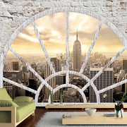 Fototapeta - NY - Miasto o poranku Artgeist