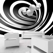 Fototapeta - Zakręceni w bieli i czerni Artgeist