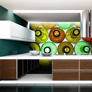Fototapeta - butelki (tło) Artgeist