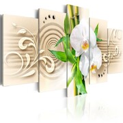 Obraz - Orchidee, babmbus i zen Artgeist