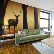 Fototapeta - Deer in his natural habitat Artgeist