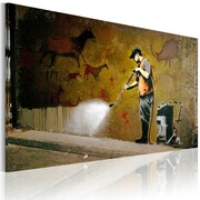 Obraz - Bielenie Lascaux (Banksy) Artgeist
