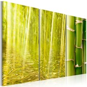 Obraz - Bambus w tafli wody Artgeist
