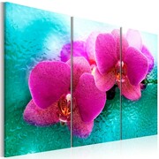 Obraz - Turkus i orchidea Artgeist