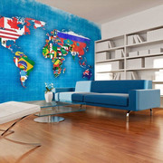 Fototapeta - Flags of countries Artgeist