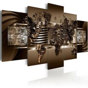 Obraz - Czekoladowa mapa Artgeist