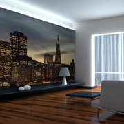 Fototapeta - Panorama San Francisco o zmierzchu Artgeist