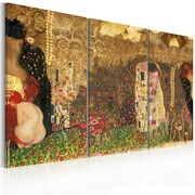 Obraz - Gustav Klimt - inspiracja, tryptyk Artgeist