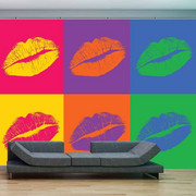 Fototapeta - usta (pop art) Artgeist