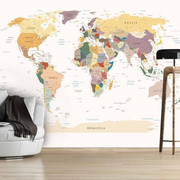 Fototapeta - Mapa świata Artgeist