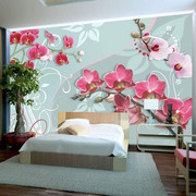 Fototapeta - Różowe orchidee - wariacja II Artgeist