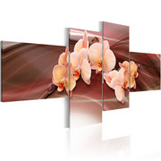 Obraz - Orchidea na przygaszonym tle Artgeist