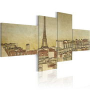 Obraz - Paryski szyk w wydaniu Retro Artgeist
